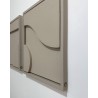 Duo Tableaux Diorama Taupe 95×53 cm