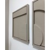 Duo Tableaux Diorama Taupe 95×53 cm