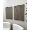 Duo Tableaux Ombra Grège foncé 150×93 cm