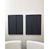 Duo Tableaux Ombra Noir 150×93 cm