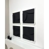 Quad Tableaux Dorelia Noir 95×95 cm