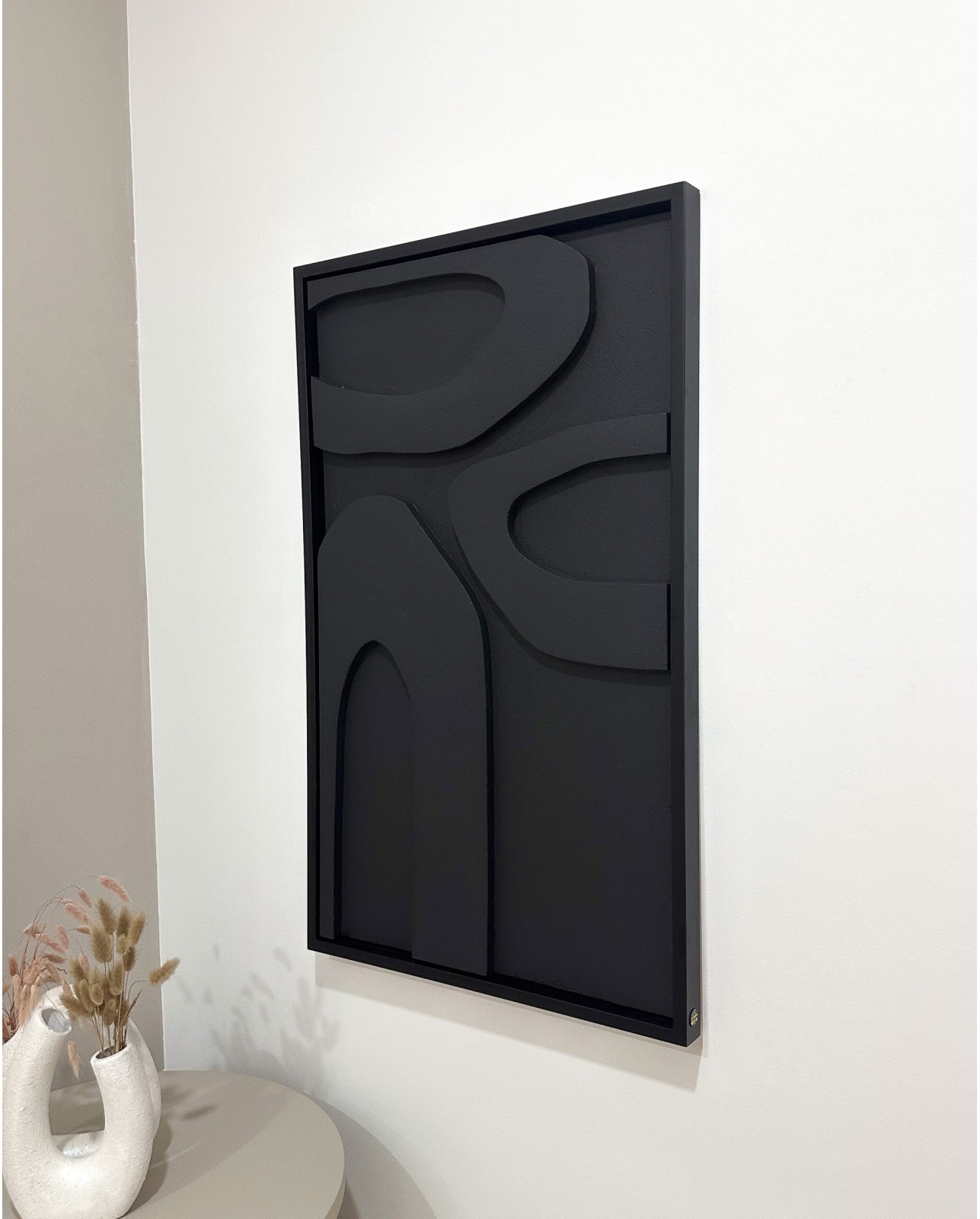 Tableau Miralia Noir 63×103 cm