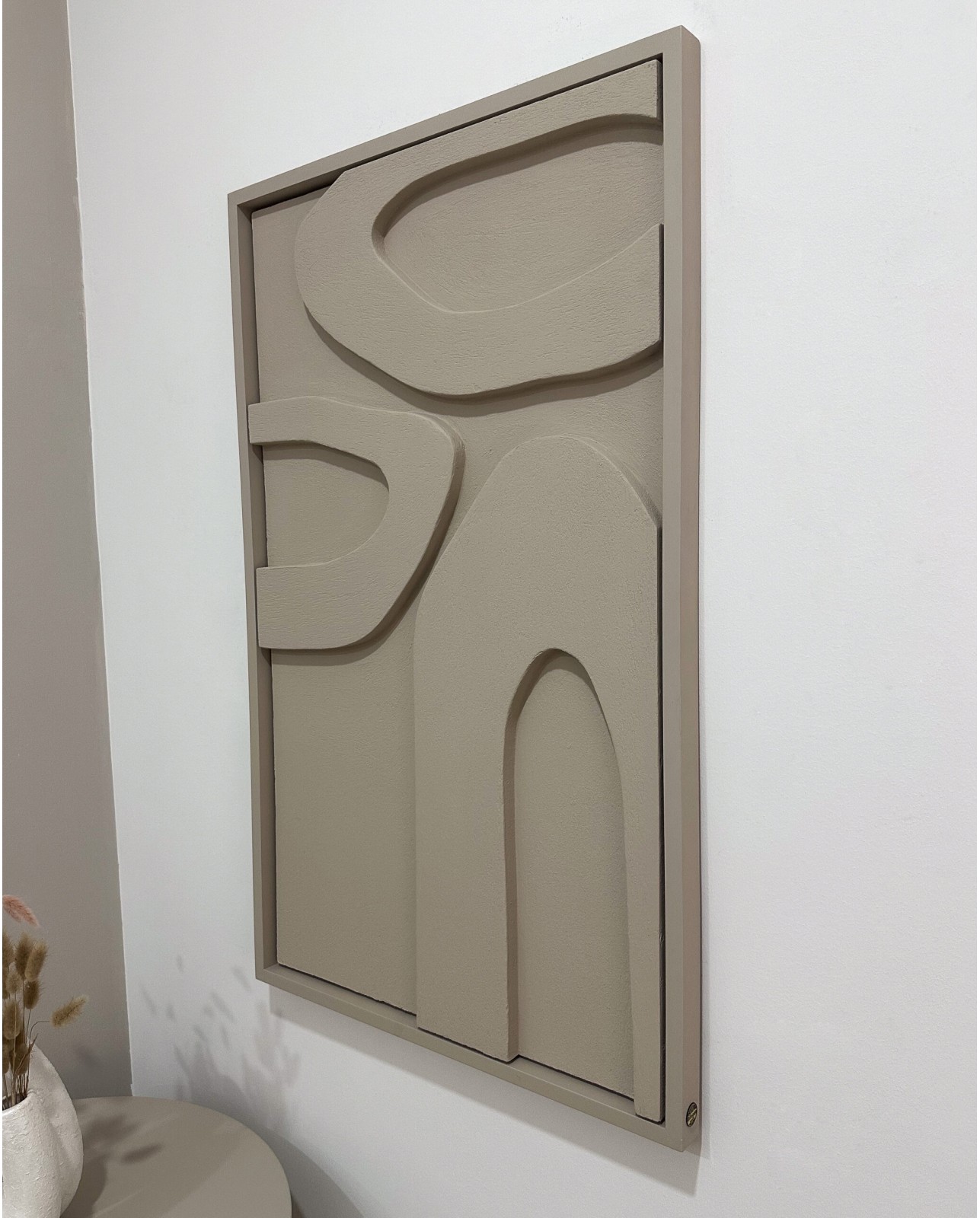 Tableau Miralia Taupe 63×103 cm