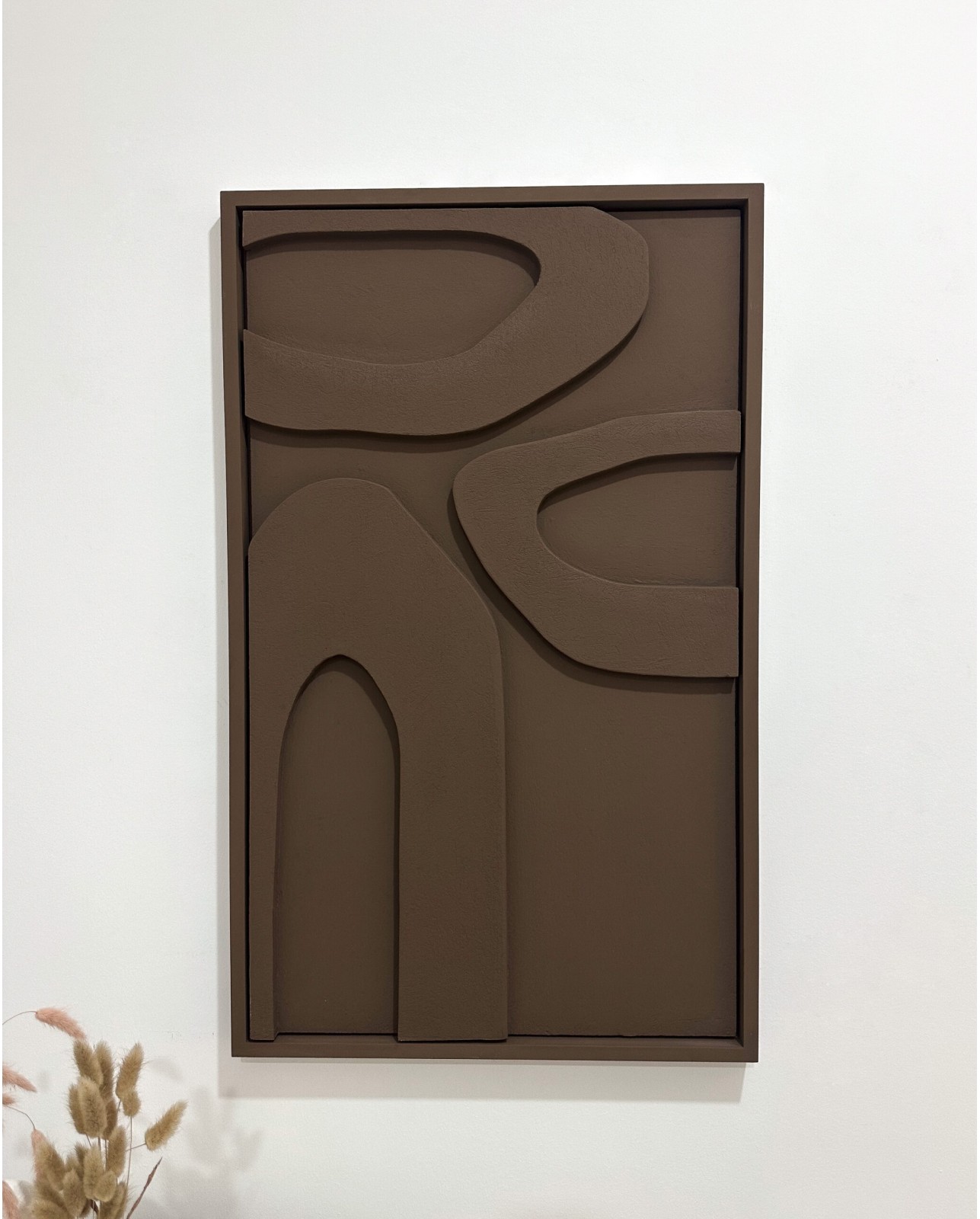 Tableau Miralia Marron 63×103 cm