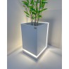 Pot lumineux Floraluce Blanc