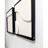 Duo Tableaux Diorama Blanc cassé 95×53 cm