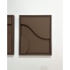 Duo Tableaux Diorama Marron 95×53 cm